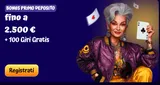 Bonus primo deposito fino a 2500 euro 100 giri gratis (1)
